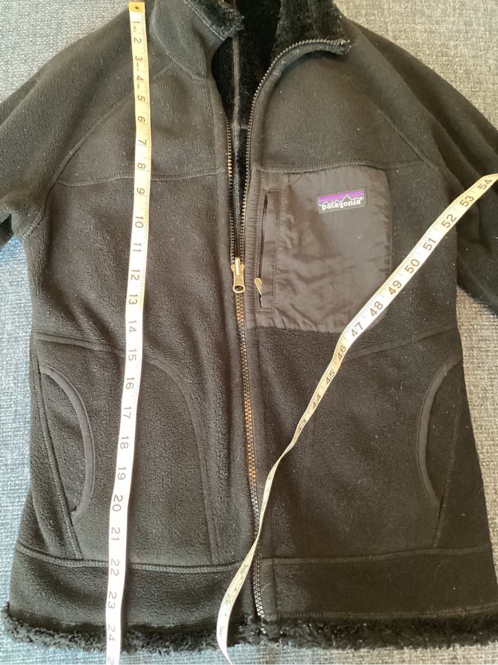 Patagonia Black Jacket with Multicolor Logo - Picture 5 of 9